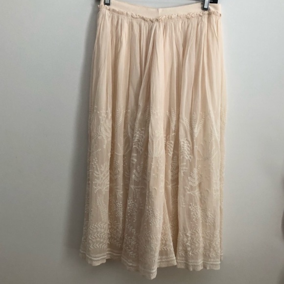 Vanessa Bruno voile embroidered skirt - Picture 4 of 9